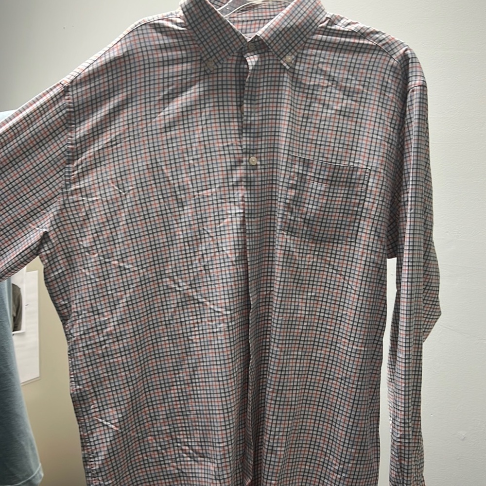 Peter Millar summer comfort long sleeve dress shirt for men